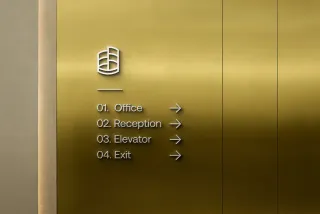 Elevator Lobby Wall Mockup