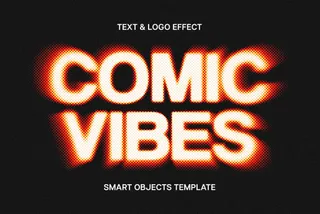 Contrast Noise Text & Logo Effect