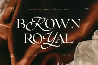 Brown Royal - Stylish Ligature Font