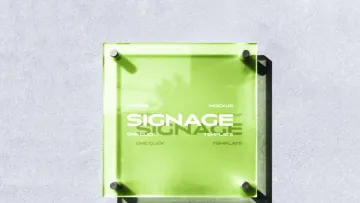 Acrylic Sign Mockup