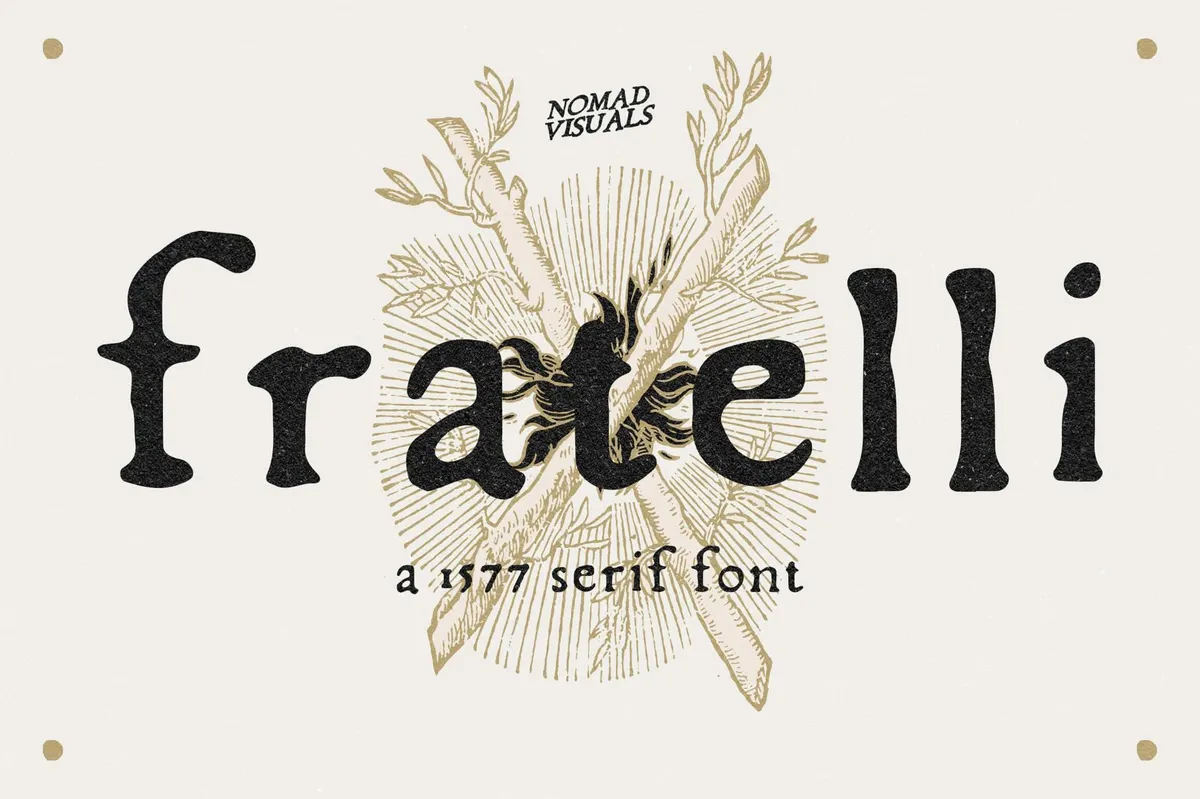 Fratelli Serif font Extras