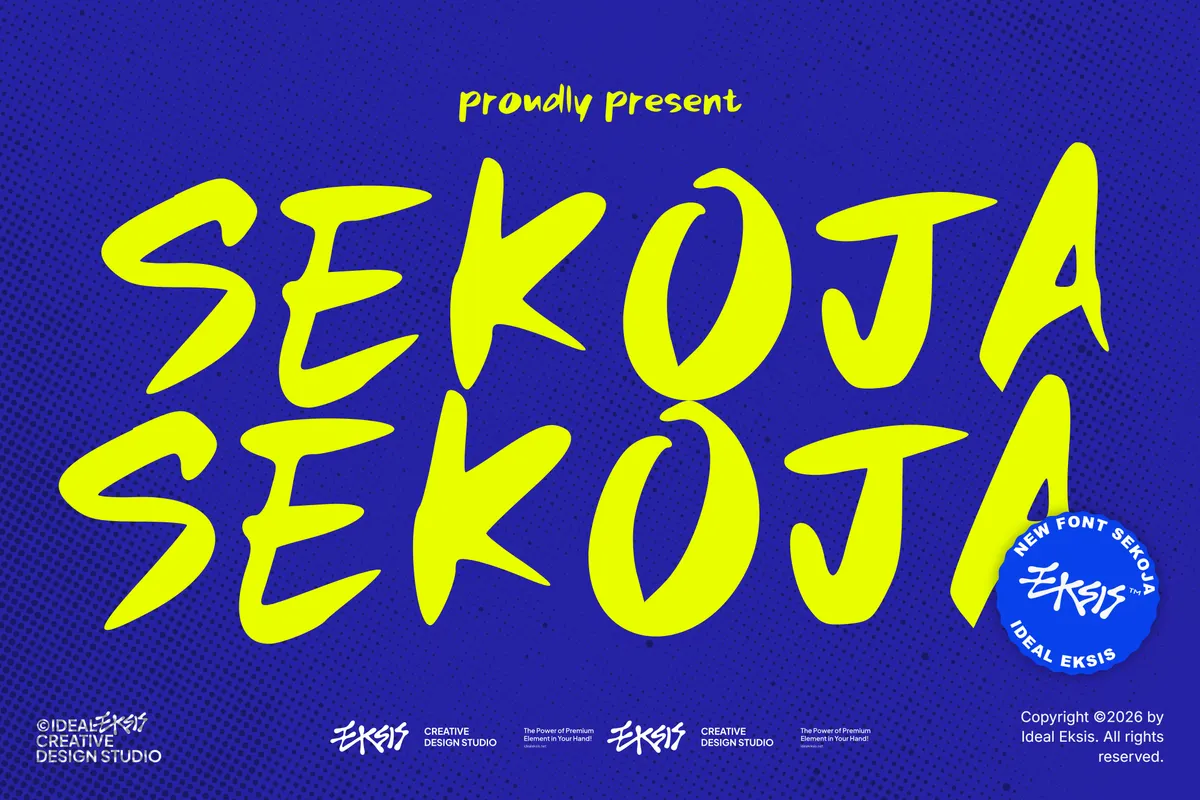 Sekoja Expressive Brush Font