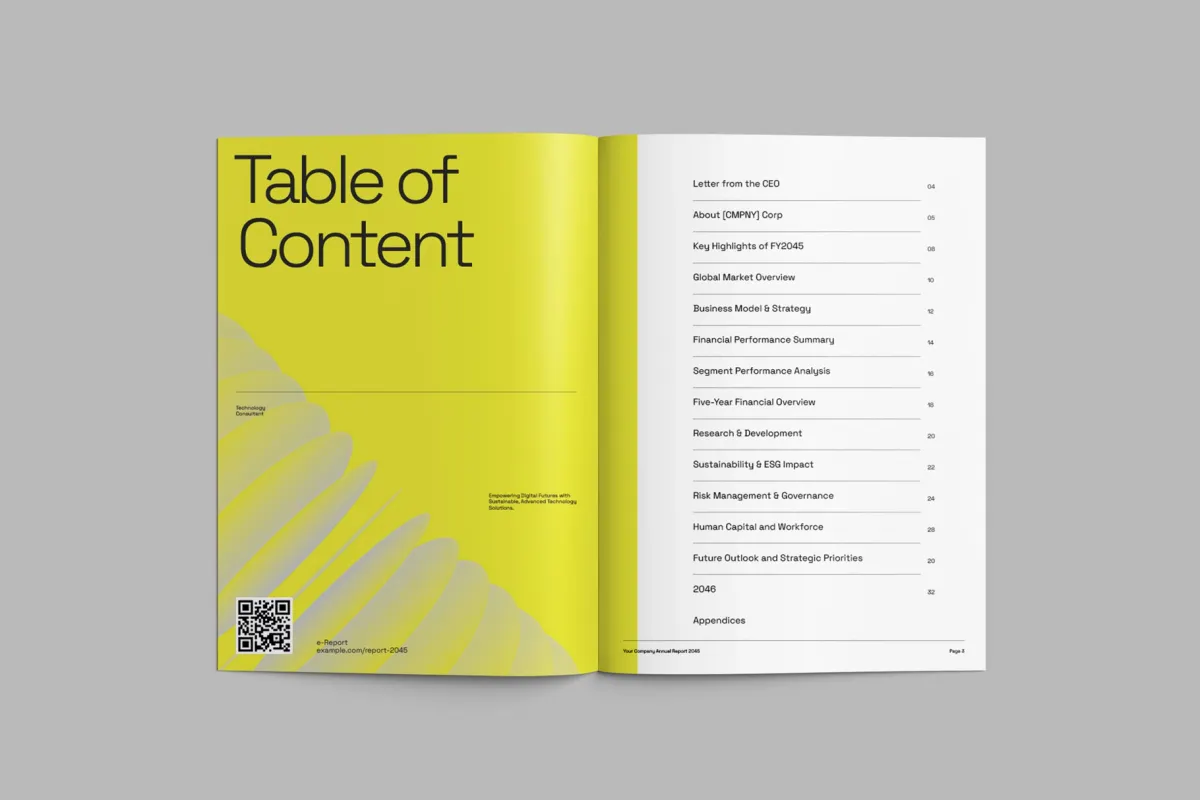 Gradient-futuristic Annual Report - Affinity