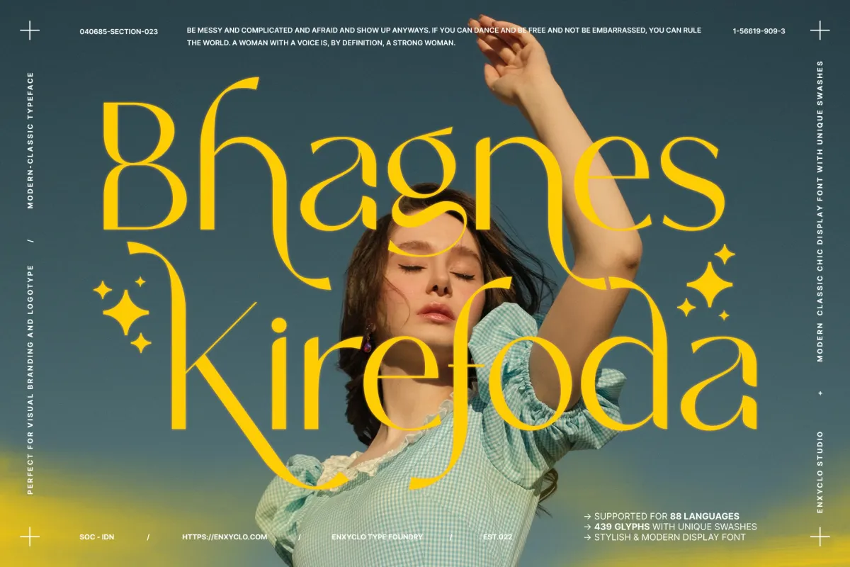 Bhagnes Kirefoda - Elegant Modern Serif Font