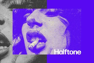 Old Halftone Photo Effect