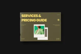 Rubbie - Services and Pricing Guide for Indesign