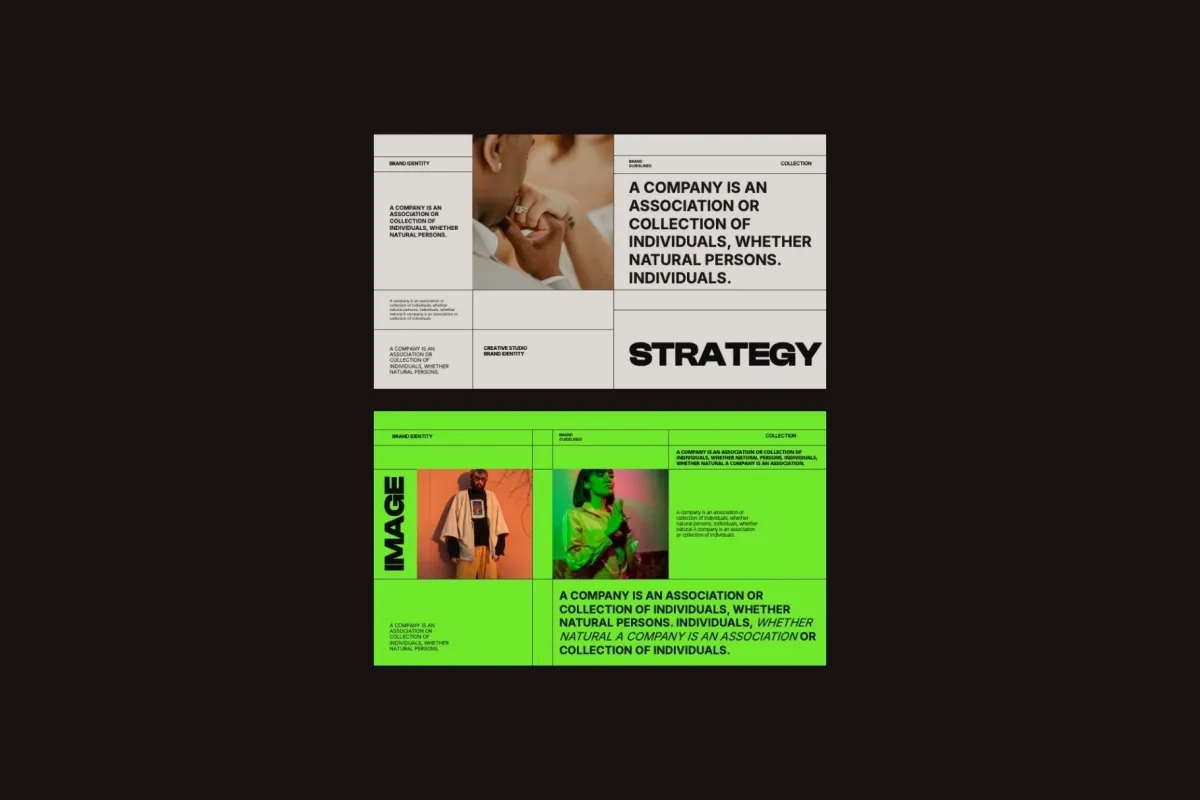 Keynote - Audrey Brand Identity Template