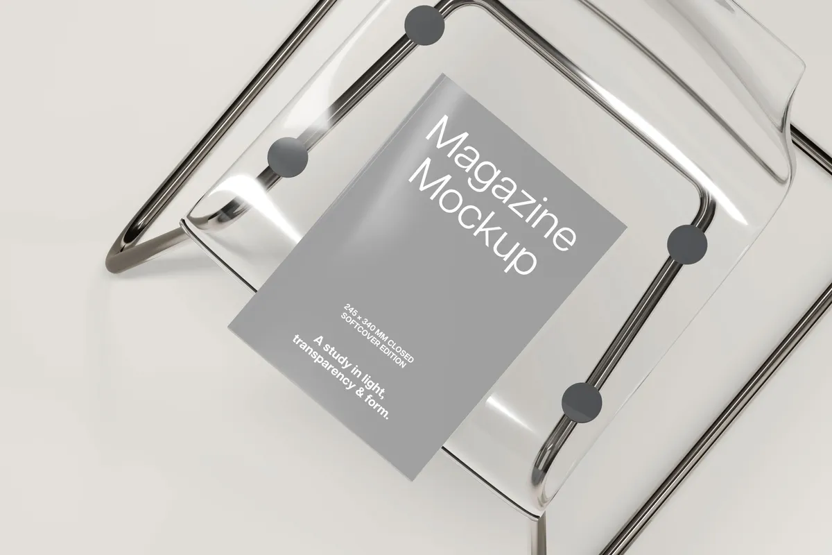 Glossy Magazine Mockup