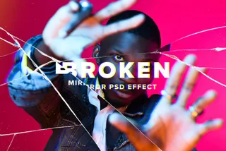Broken Mirror Photo Effect