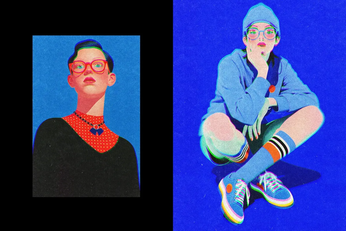 Retro Printer Effect
