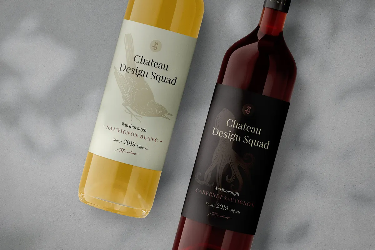 Wine Bottle Mockup