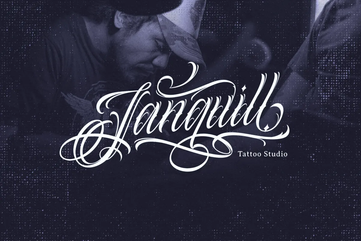 Alevattros - Tattoo Script Font