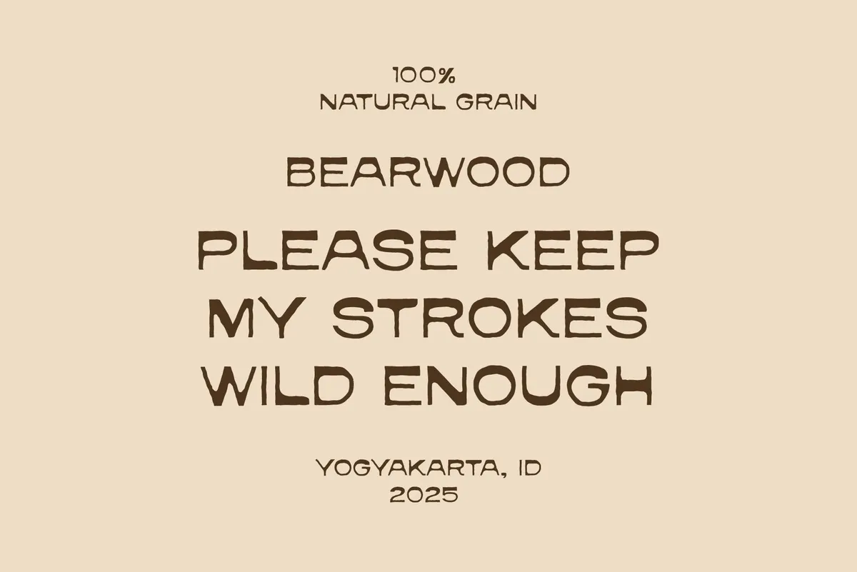 Bearwood - Forest Inspired Typeface