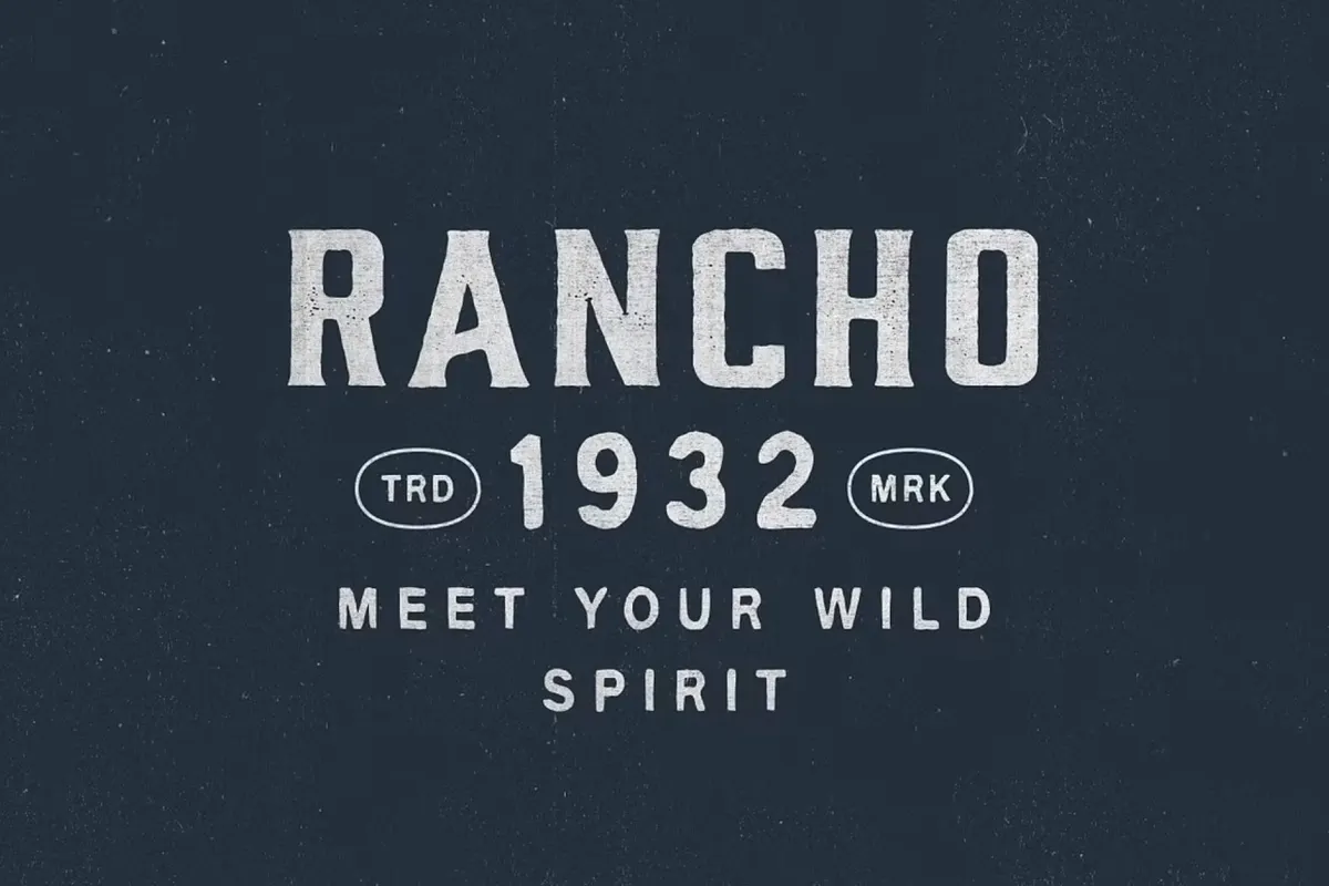 Wrangler Font Trio & Extra