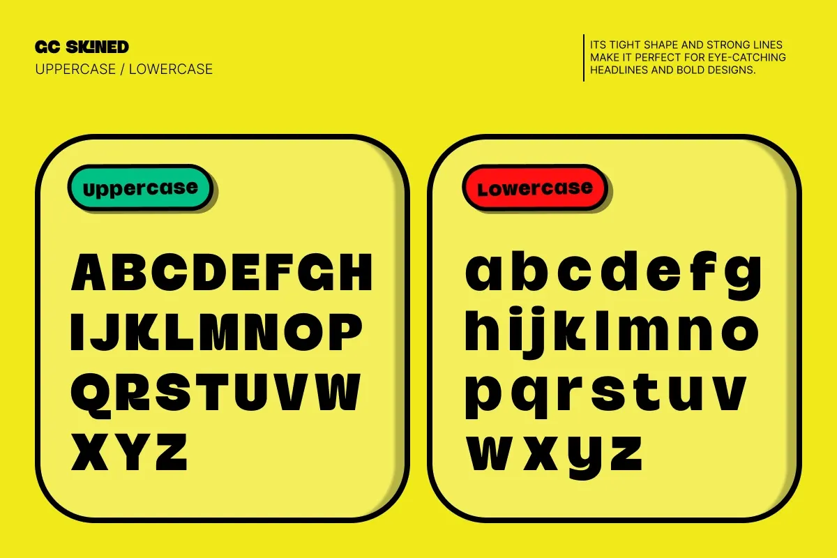 GC Skined – Bold Condensed Display