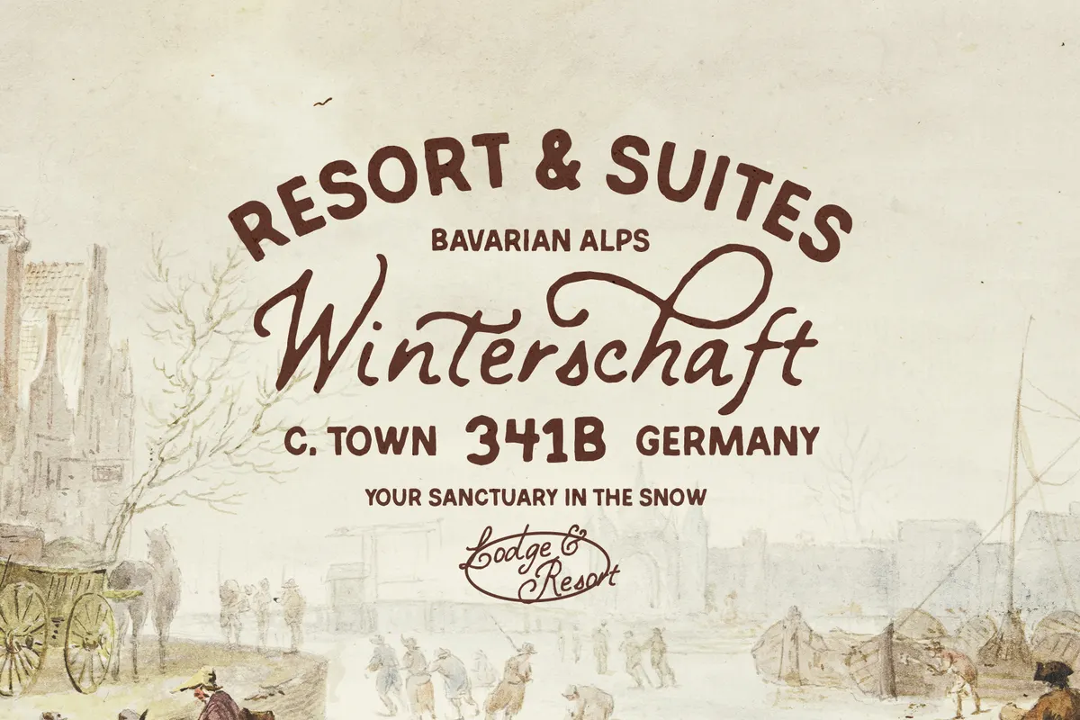 Wild Fragment - Handmade Vintage Font Duo