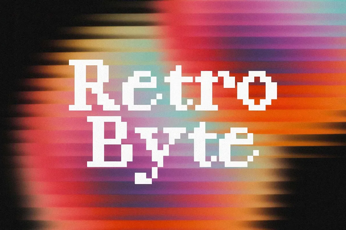 Retro Byte - Modern Pixel Font