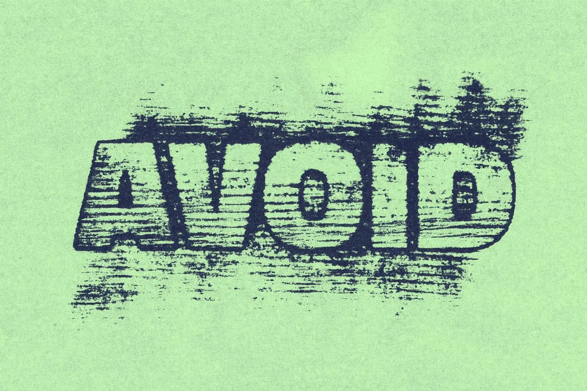 Smudged Print Text Effect