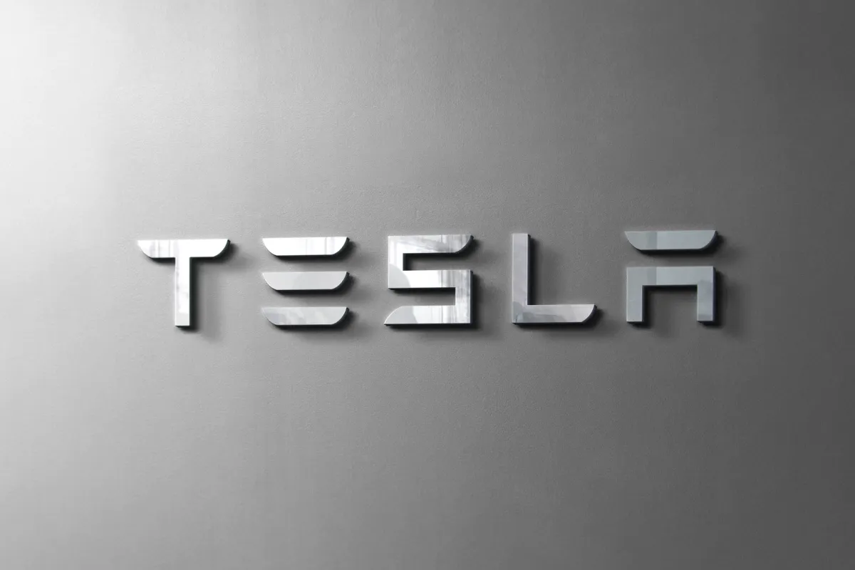 Interior Metal Wordmark Mockup