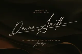Donna Smith — Stylish Signature Font