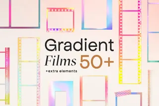 Gradient High Quality Film Frames