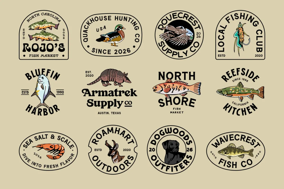 Animal Hunt Badge Collection