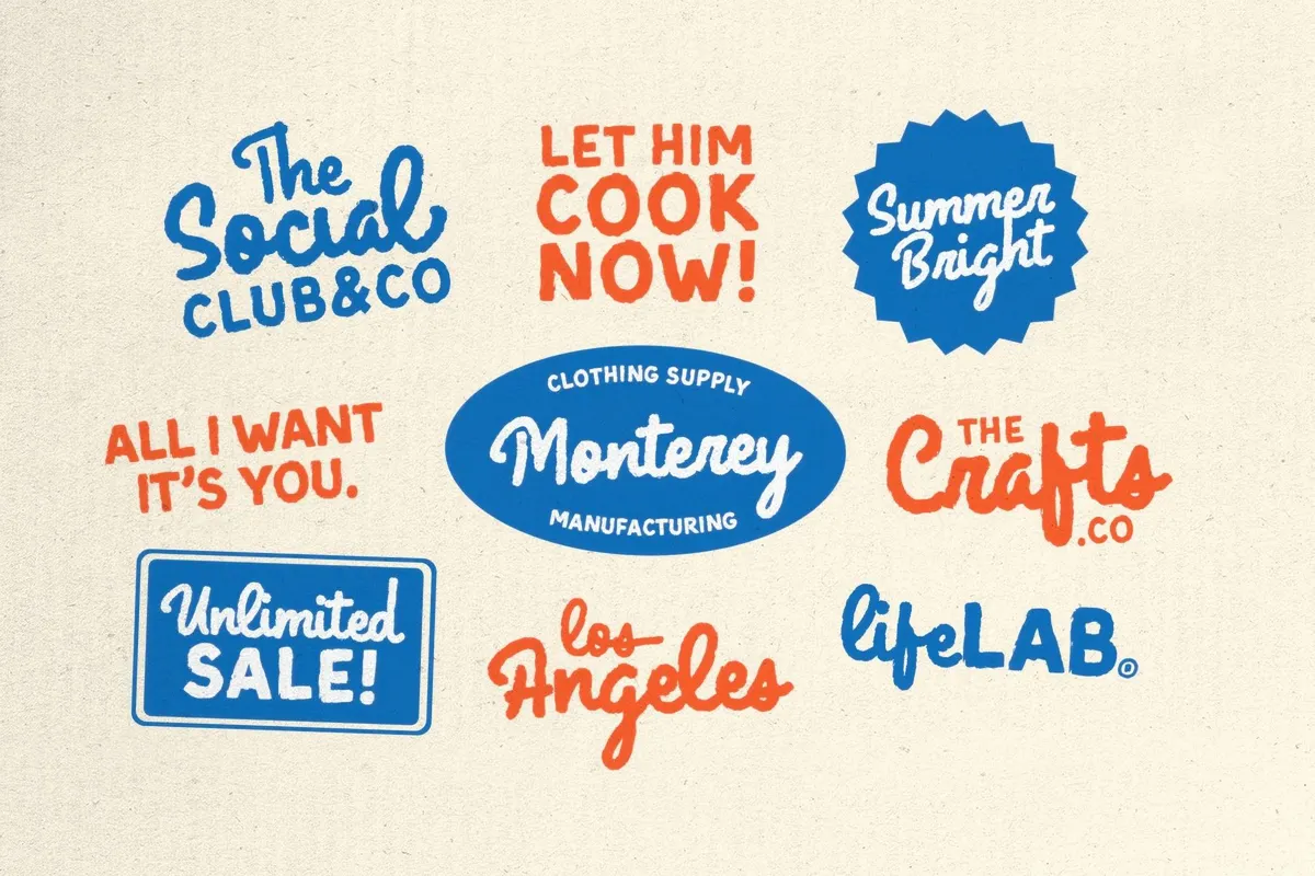 Madliners — Rough Font Duo
