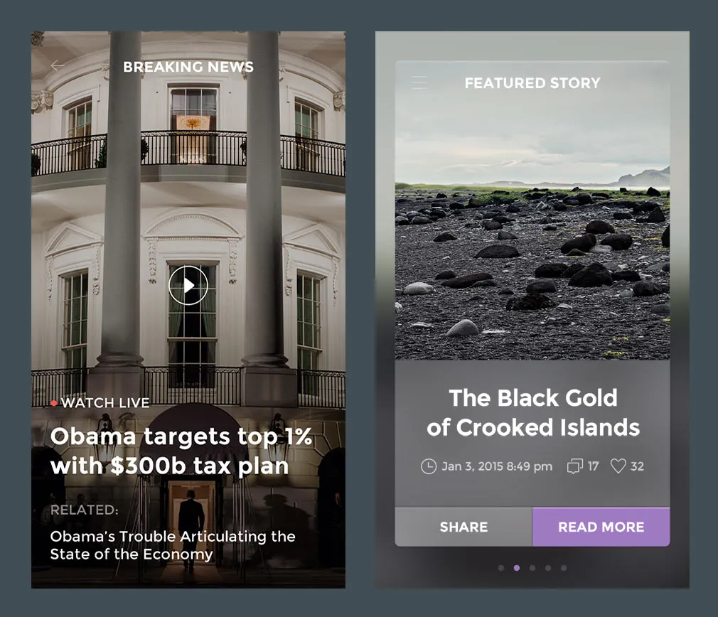 Ghost Ship Mobile UI Kit