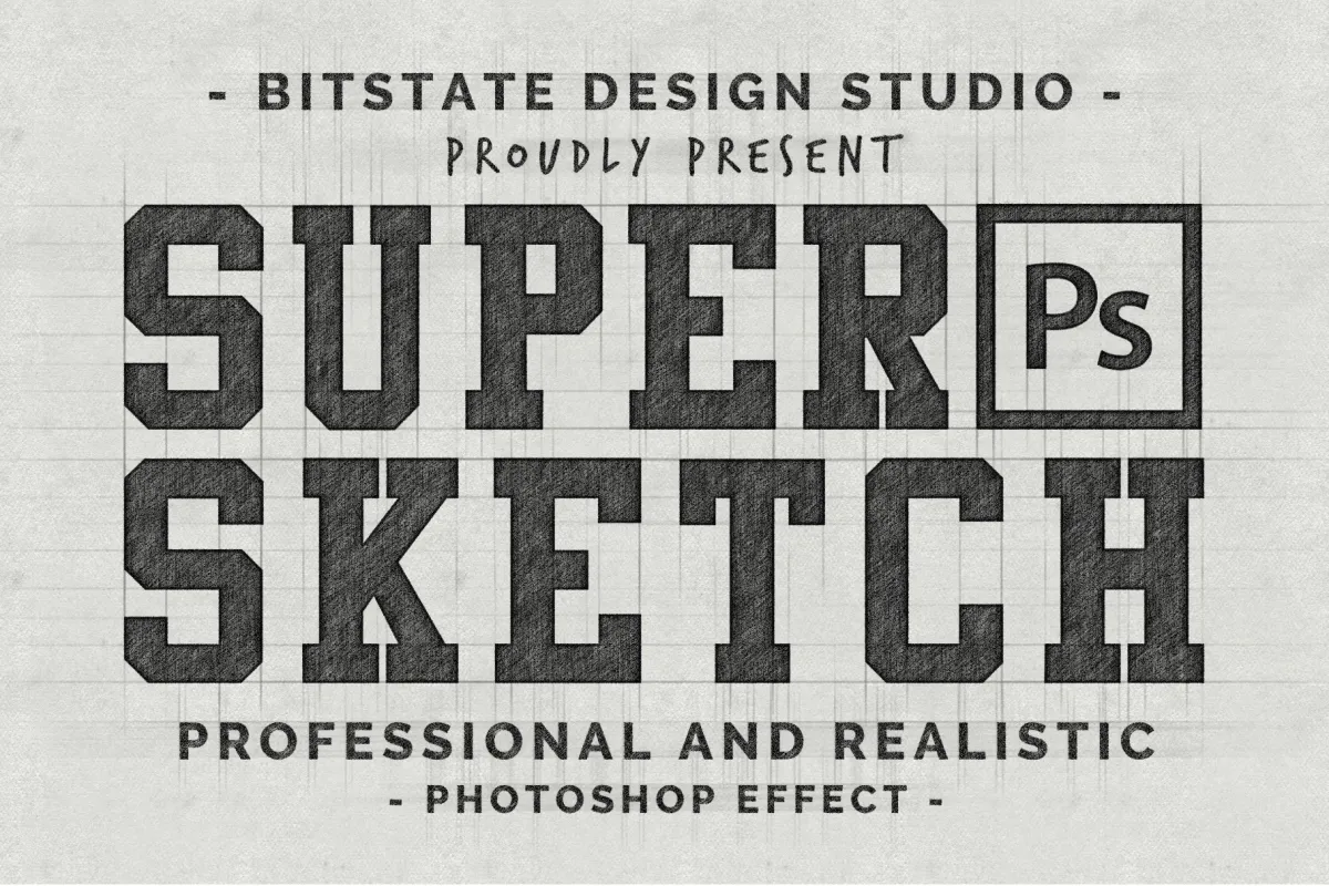 Super Sketch - Pencil Sketch Photoshop Effect