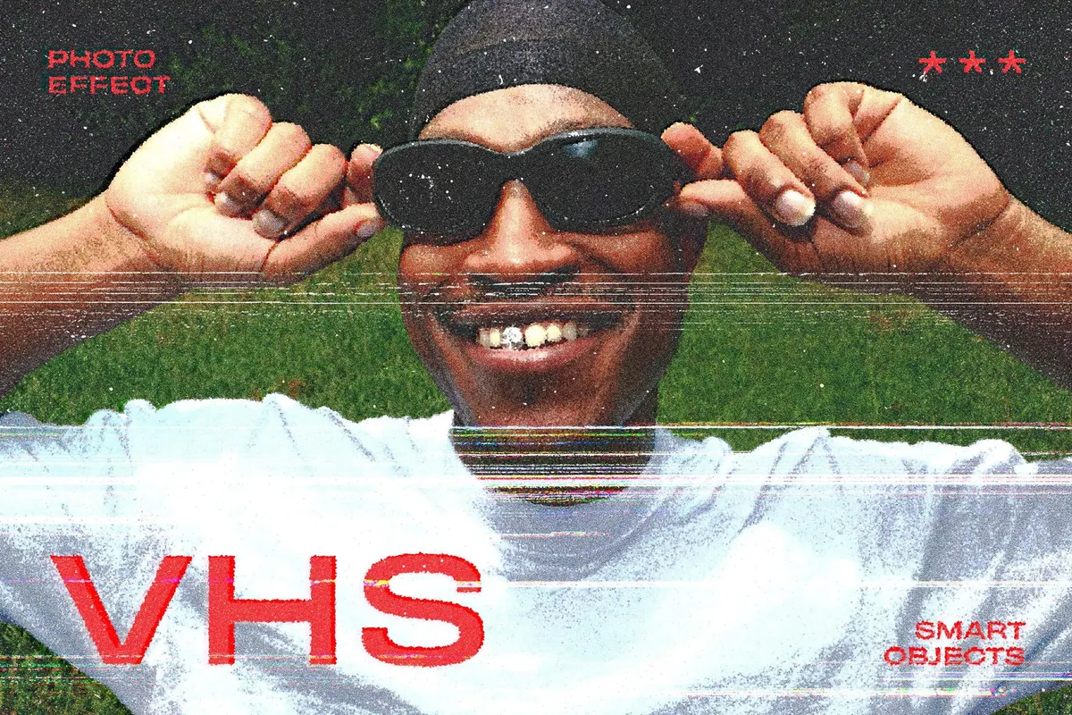 VHS Retro Photo Effect