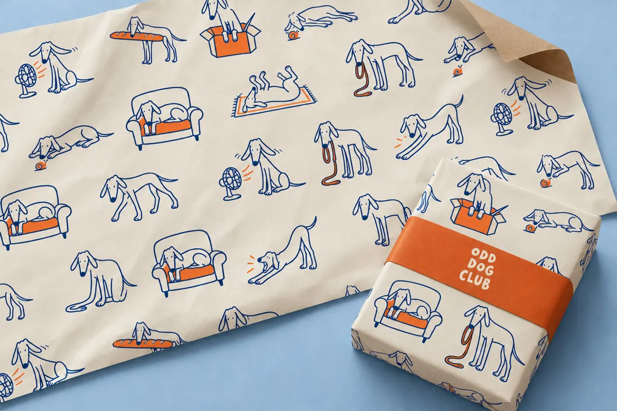 Lanky Days Pack: Dog Illustrations