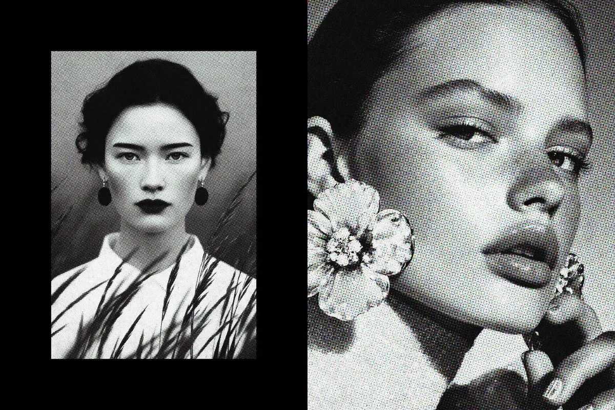 Halftone Print Photo Effect