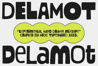 Delamot Hand Drawn Mix Typeface