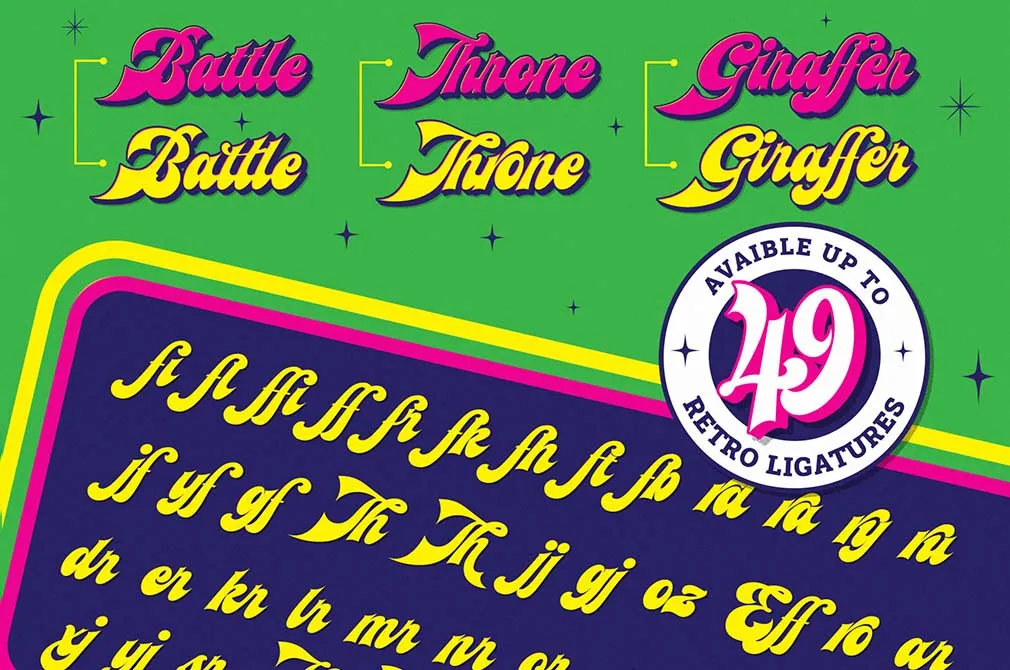 Lettro — Retro Layered Script