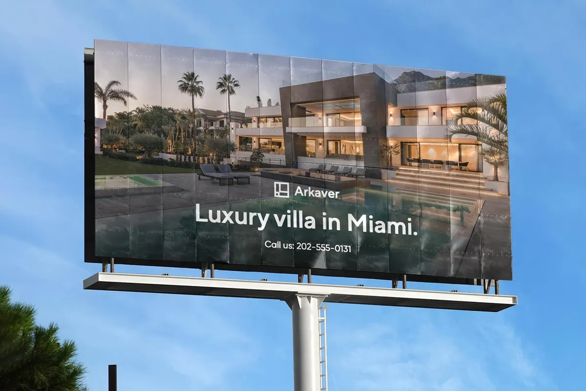 Billboard Street Mockup