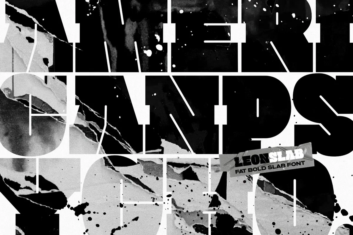 Leon Slab — Fat Font