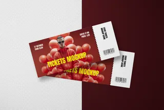 Event Tickets Mockup