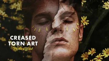 Creased Torn Art Effect