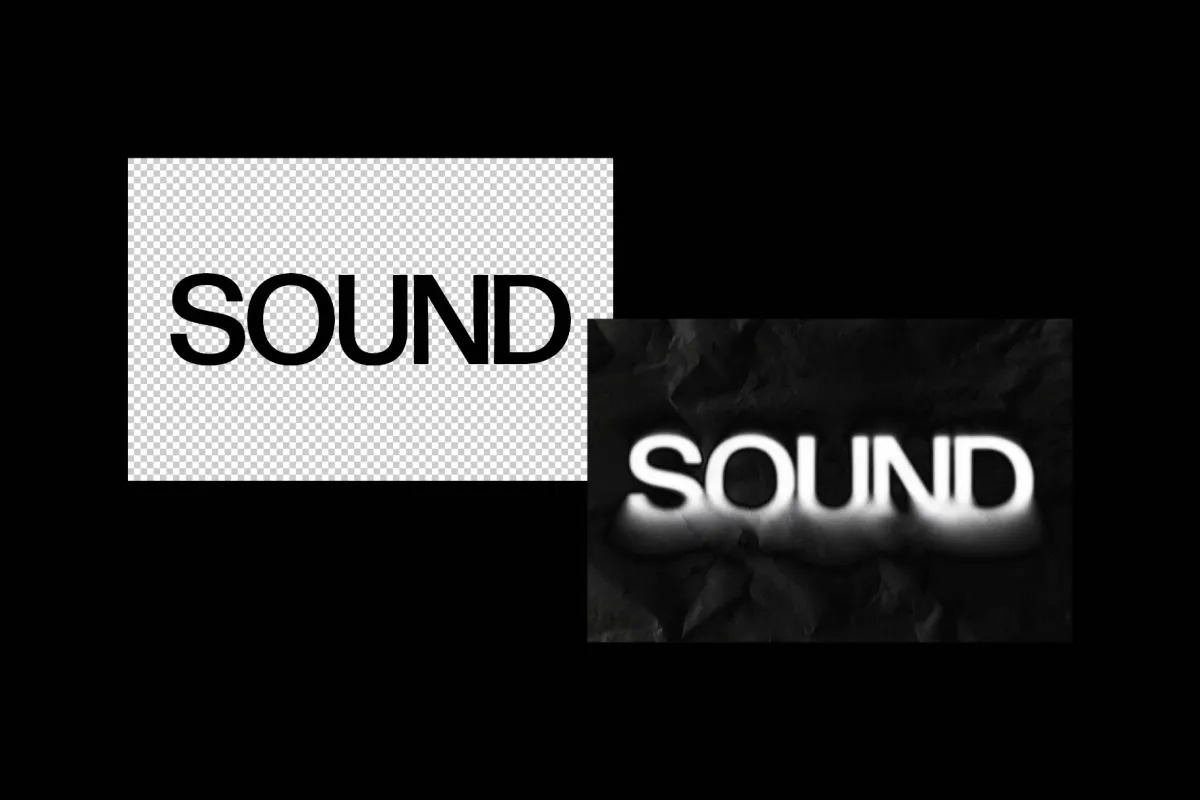 Haze Blurred Text Effect