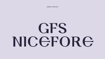 GFS Nicefore - Free Greek Font