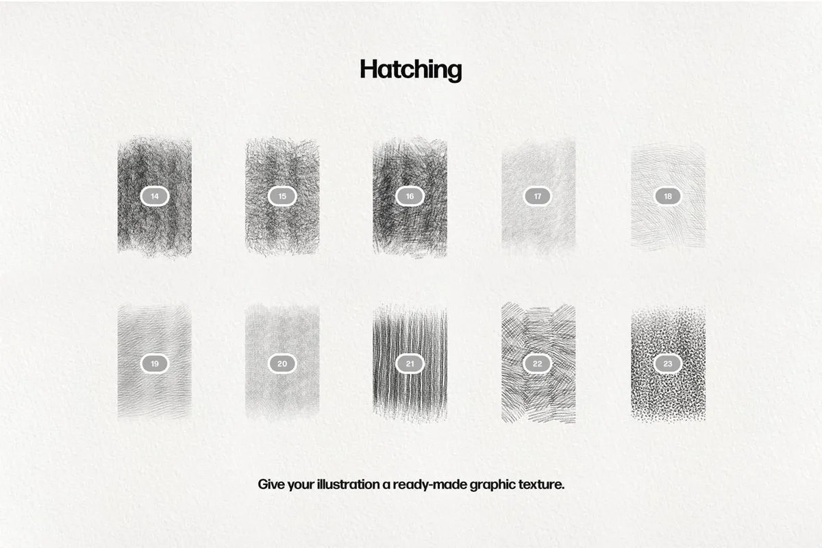 Basic Pencil Photoshop Brushes