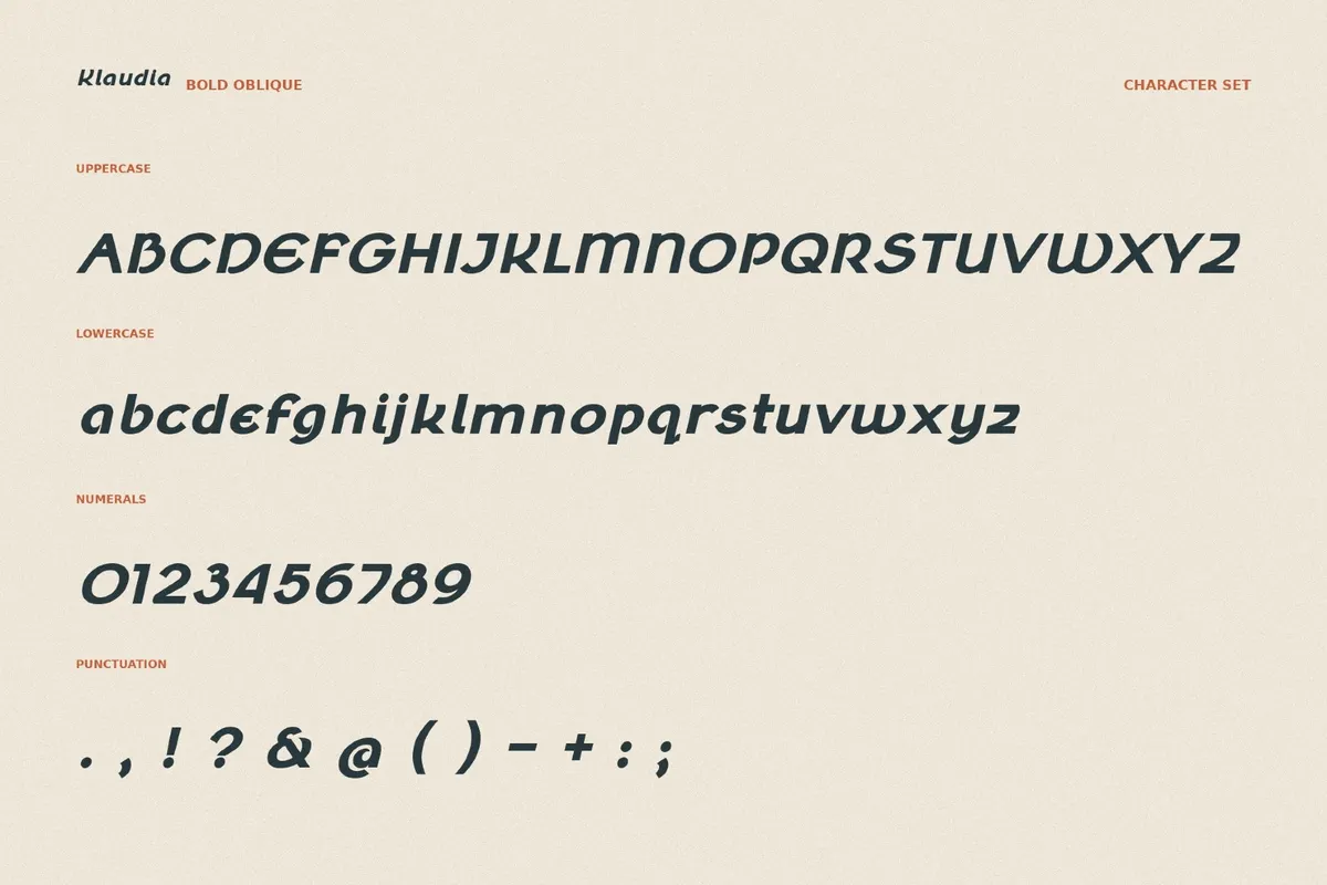 Klaudia - Fantasy Font Family