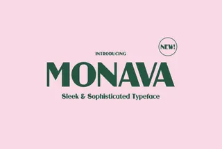 Monava - Sophisticated Typeface