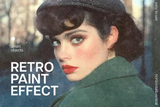Retro Painting Photo Effect
