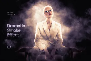 Dramatic Smoke Photo Effect