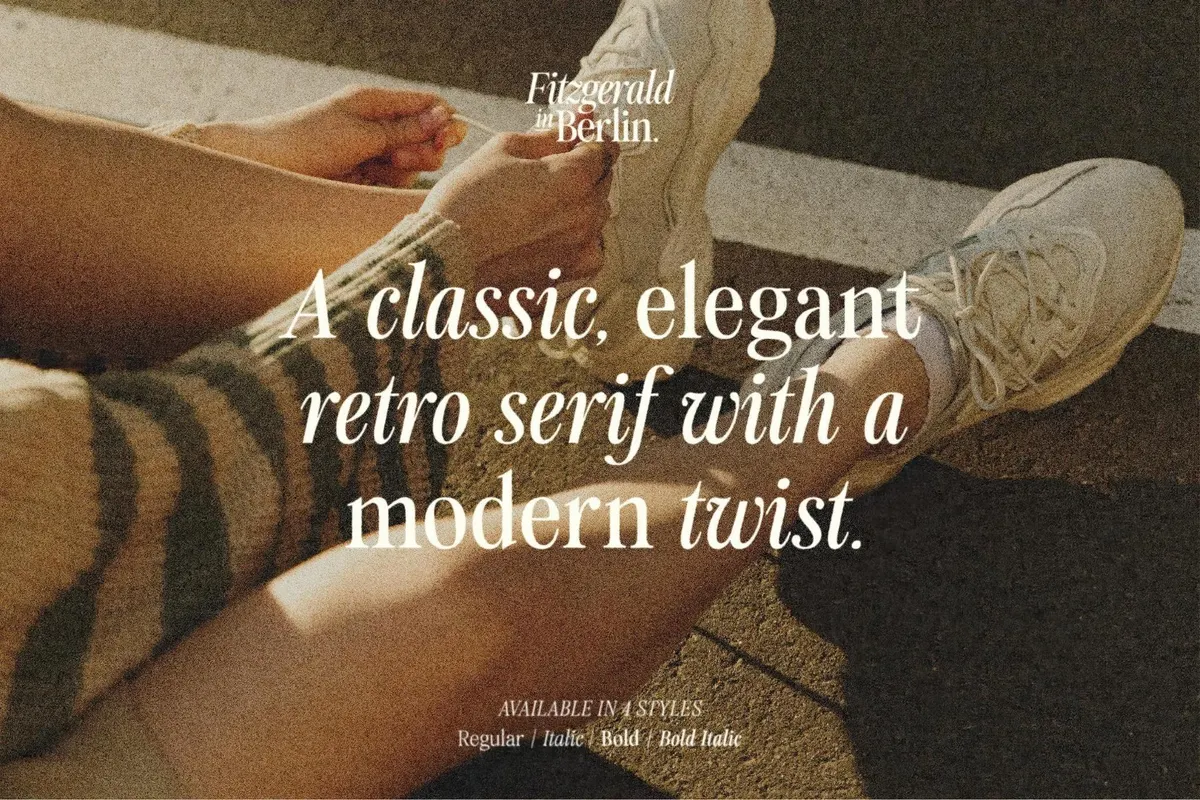 Fitzgerald — Classic Retro Serif