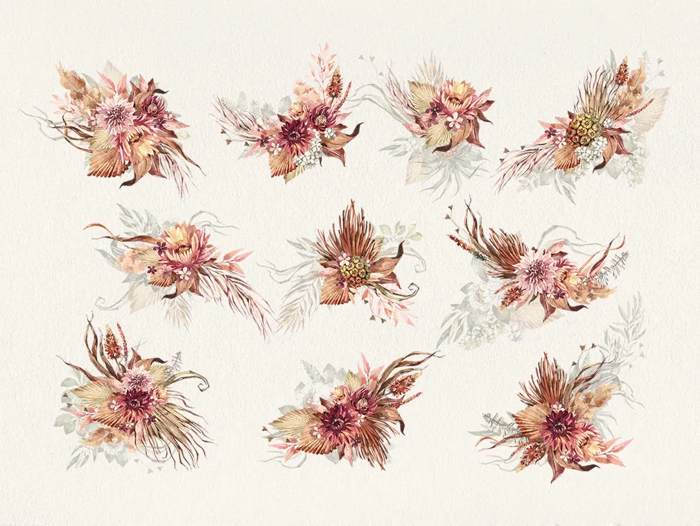 Savanna Watercolor Clipart