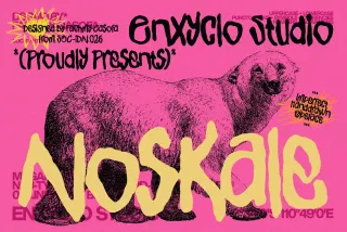 Noskale - Imperfect Handdrawn Font