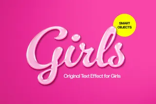 Girls Text Effect