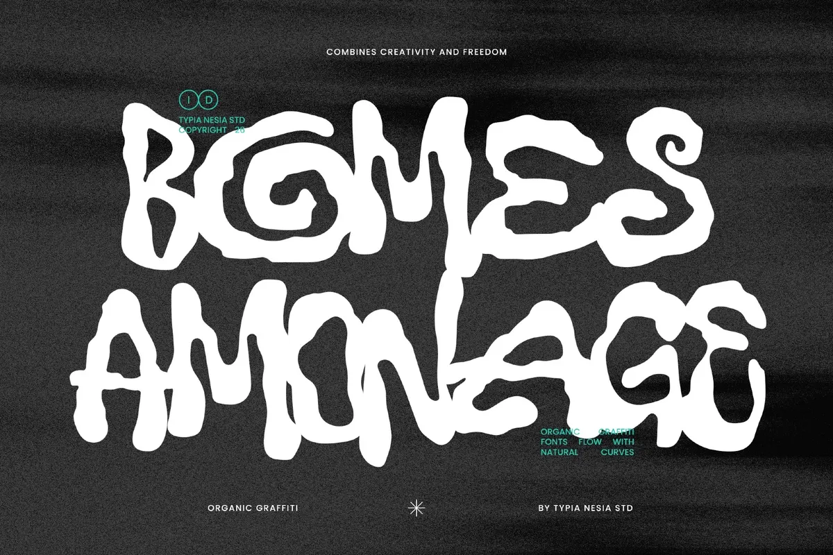 Gromays - Trippy Psychedelic Display Font